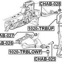 Bushing, Front Lower Control Arm Febest CHAB-027 Oem 25918965