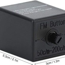 LED Flasher Relay, 12V 24V 3-PIN Adjustable LED Flasher Relay Turn Signal Light Blinker for Automotive Motorcycle