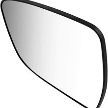 DNA Motoring OEM-MG-0440 963664BA0A OE Style Driver/Left Mirror Glass For 2014-2019 NISSAN MURANO PATHFINDER ROGUE
