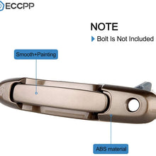 ECCPP Door Handle Exterior Outer Outside Front Driver Side Replacement for 1998 1999 2000 2001 2002 2003 Toyota Sienna(Beige)