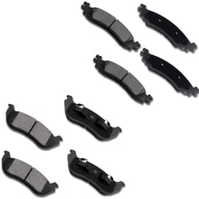 Ceramic Brake Pads Kits,8 Pcs Brake Pads Full Fit LSAILON 2006-2010 Ford Explorer 2007-2010 Ford Explorer Sport Trac 2010 2011 2012 Ford Taurus 2006 2007 2008 2009 2010 Mercury Mountaineer