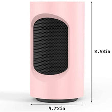 Zyyqt Desktop Heater, Household Mini Heater, Winter Small Dormitory, Heating Artifact, Office Desk Heater (Color : Black)