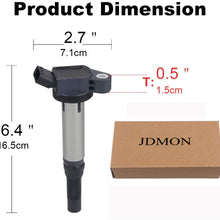 JDMON Compatible with Ignition Coils Toyota and Lexus Camry Avalon Sienna Rav4 3.5L V6 Pack of 6 Replaces 90919-A2007 90919-A2002 90919-02251 UF487