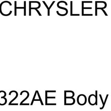 Genuine Chrysler 68176322AE Body Wiring