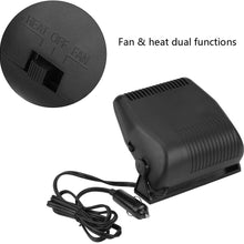 EVGATSAUTO Car Demister Windshield Defroster12V Portable Car Ceramic Heating Windshield Defroster Demister 2 in 1 Cooling Fan Heater Ceramic Heater