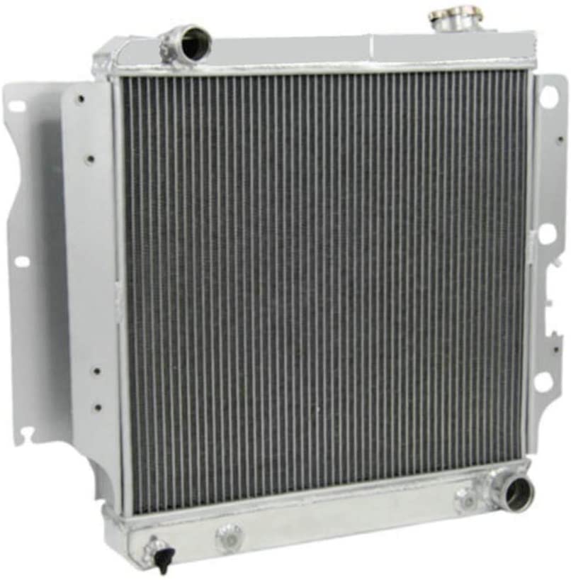 OzCoolingParts 4 Row Core Aluminum Radiator for 1987-2006 88 89 90 91 92 93 94 95 96 97 98 99 00 01 02 03 04 05 Jeep Wrangler TJ YJ GM Chevy V8 Conversion