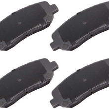 cciyu Professional Ceramic Disc Front Pads Set fit for 2015 2016 Chrysler 200,2013 2014 2015 2016 Dodge Dart