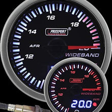 Wideband Air Fuel Ratio Gauge - Electrical Amber/white JDM Series 52mm (2 1/16")