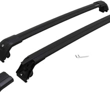 SnailAuto Fit for 2016-2021 Mercedes Benz GLC X253 Black Roof Rack Luggage Cross Bars
