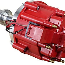 Dragon Fire High Performance Race Series Complete HEI Electronic Ignition Distributor Compatible Replacement for Pontiac 326 350 389 400 421 428 455 OEM Fit DP8-DF