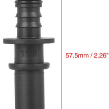 X AUTOHAUX 5pcs 11.80mm ID8 Car Fuel Line Hose Pipe Quick Release Male Connect Connector