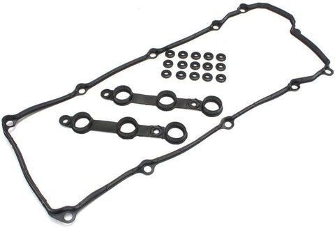 Ensun Engine Valve Cover Gasket Set + 15 Grommets kit for BMW E36 E39 Z3 M52 S52 Replace# 11129070532