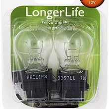 Philips 3357 LongerLife Miniature Bulb, 2 Pack