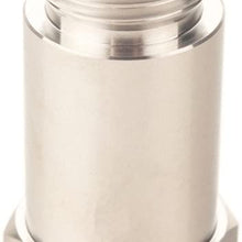 DEWHEL Adjustable Defouler O2 Oxygen Sensor Fitting Bung M18x1.5 Universal Stainless Steel Straight