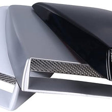 Aumo-mate Universal Car Air Flow Intake Hood Scoop Turbo Bonnet SUV Vent Cover 10x7x1 inches