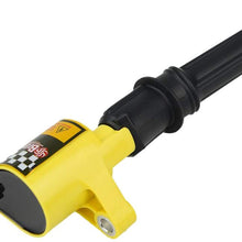 Bravex 8 Pack Curved Boot Ignition Coil 15% More Energy for Ford Lincoln Mercury 4.6L 5.4L V8 Compatible with DG508 C1454 C1417 FD503 - Upgrade (Yellow)