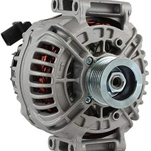 New Alternator Compatible with/Replacement for 3.5L MERCEDES BENZ ML350 06 2006 0-124-625-023, AL0824N, AL0824X 12V 2Clock 180Amp Internal FanType Solid PulleyType CW Rotation