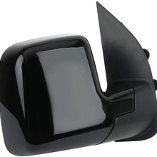 Aintier Passenger Side Side Mirror Compatible with 2002-2008 for Ford E150 E250 E350 E450 E550 Van with Manual Adjustment Manual Folding 128-00818L 3C2Z 17683 FAA