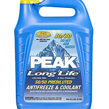 Peak Antifreeze Coolant 50/50 Long Life Prediluted, 1 gal.