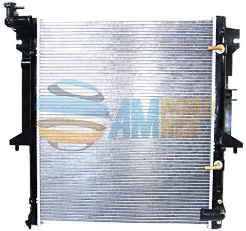 Am Worldwide complete radiator for Mitsubishi Triton / L200 PA16 AT 2006 1007 2008 2009 2010 2011 2012