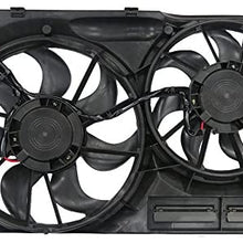 Rareelectrical NEW DUAL RADIATOR AND CONDENSER FAN COMPATIBLE WITH FORD TRANSIT-250 2015-2016 CK4Z-8C607-B CK4Z8C607B FO3115211