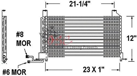 OSC Cooling Products 4351 New Condenser