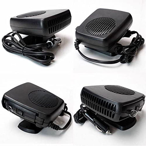 2 in 1 Car Portable Ceramic Heating Cooling Heater Fan Defroster Demister DC 12V