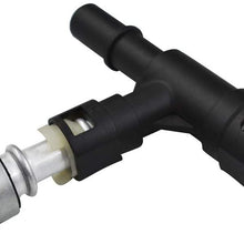 WFLNHB Heater Hose Connector 15055342 for Cadillac Chevrolet GMC Truck SUV, Black