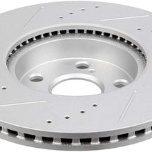 OCPTY Brakes Kits with 2 Front Brake Disc Rotots and 4 Ceramic Pads fit for 2009-2010 for Pontiac Vibe, 2008-2014 for Scion xD, 2009-2019 for Toyota Corolla, 2009-2013 for Toyota Matrix