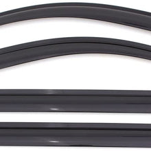 Auto Ventshade 94365 Original Ventvisor Side Window Deflector Dark Smoke, 4-Piece Set for 2011-2018 Toyota Sienna