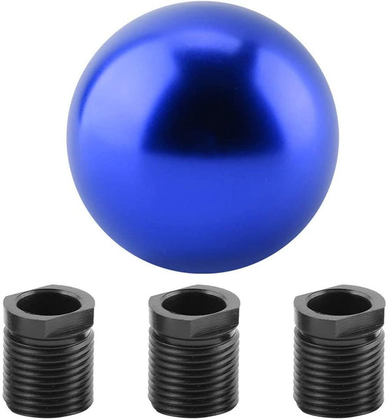 Aramox Gear Shift Knob, Car Universal Manual Knob Gear Shift Head Round Ball Shape (Blue)