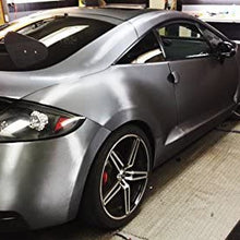 VViViD XPO Gunmetal Grey Brushed 5 Feet x 1 Foot Car Wrap Vinyl Roll with Air Release Technology