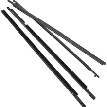Newsmarts 4pcs Weatherstrip Window Seal Car Window Moulding Trim Seal Belt Compatible with 2009-2012 Toyota Corolla (Black)