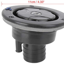 X AUTOHAUX Round Water Linlet Lock with Gravity Fresh Water Fill Hatch Inlet Plastic for Car RV