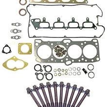 DNJ Head Gasket Set with Head Bolt Kit For 1995-1999 for Mitsubishi Eclipse 2.0L 1997cc 122cid L4 DOHC