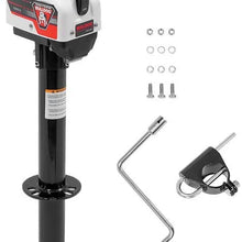 Bulldog 500200 Powered Drive A-Frame Tongue Jack with Spring Loaded Pull Pin - 4000 lb. Capacity (White Cover)
