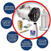 Parts Realm CO-20754AK Complete A/C Compressor Replacement Kit