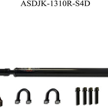 ADAMS DRIVESHAFT 4 DOOR JK FRONT & REAR 1310 CV DRIVESHAFT PACKAGE with SOLID U-JOINTS [EXTREME DUTY SERIES]