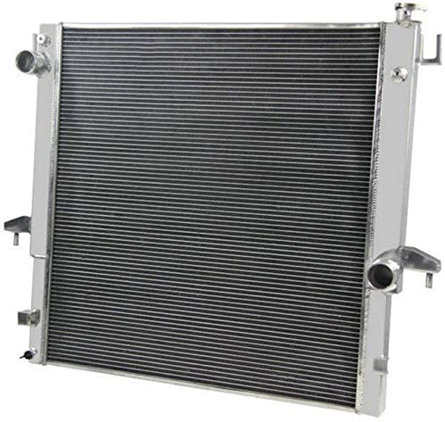 Blitech 2 Rows All aluminum Radiator Compatible with 2003-2010 DODGE RAM 2500 5.9L 6.7L CUMMINS