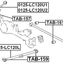 4872535020 - Arm Bushing (for Lateral Control Arm) For Toyota - Febest
