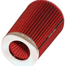 Spectre Performance SPE-9732 Universal Clamp-On Air Filter: Round Tapered; 3 in/3.5 in/4 in (102 mm/89 mm/76 mm) Flange ID; 8.75 in (222 mm) Height; 6 in (152 mm) Base; 4.75 in (121 mm) Top