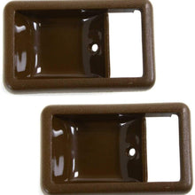 Door Handle Trim Compatible with Toyota Van Wagon 88 Front or Rear Left and Right Side 4-Door Sedan Brown Set of 2