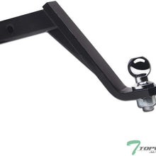 Topline Autopart Universal 9" Drop Rear Bumper Trailer Tow Hitch Loaded Ball Mount With Pin & Clip Kit For 2" x 2" Towing Receiver Tube