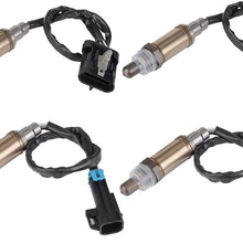4Pcs Upstream Downstream O2 Oxygen Sensor 234-4012 Fit For Chevrolet/Suburban/Express/Silverado/GMC Sierra Yukon C1500 C2500 K1500 K2500 SG454 SG272 234-4018 13474