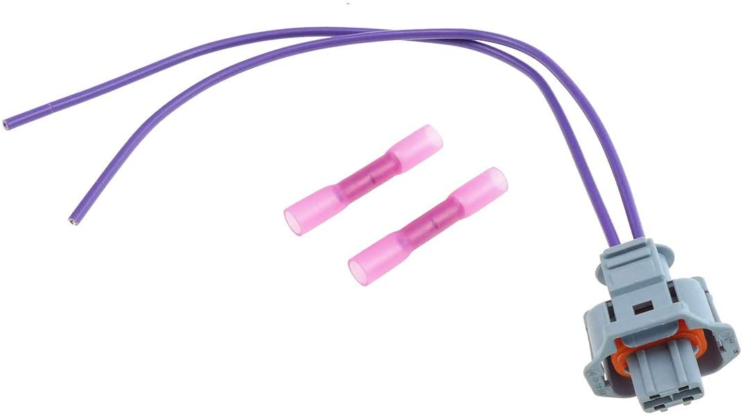 6.4L 6.0L Powerstroke Coolant Temperature Sensor Connector Repair Pigtail for 2003-2010 Ford Coolant Oil Temp Sensor Pigtail, 3C3Z10884AA 3C3Z-10884-AA SW6052 SW-6052