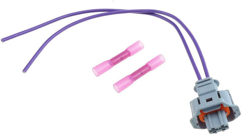 6.4L 6.0L Powerstroke Coolant Temperature Sensor Connector Repair Pigtail for 2003-2010 Ford Coolant Oil Temp Sensor Pigtail, 3C3Z10884AA 3C3Z-10884-AA SW6052 SW-6052