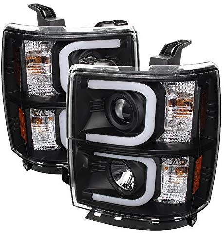 for Chevy Silverado 1500 Headlights Light Bar DRL