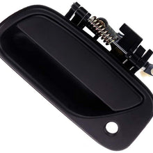 OCPTY Door Handle Exterior Front Driver Left Side Replacement fit 1993-1998 Toyota T100 Outside Door Handle Black