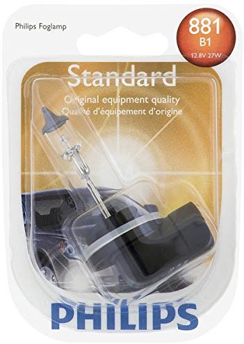 Philips 881B1 Standard Driving Light Bulb, 1 Pack