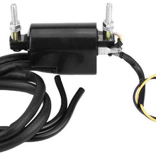 Ignition Coil Dual Wire Output Ignition Coil with Spark Cap Ignition Coil Dual Wire Output Replace Ignition Accessory for Honda CB160 CB350 CB400 CB650 CB1000 KAWASAKI YFM350